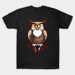 One Eyes Owl Looking At You Halloween T-Shirt